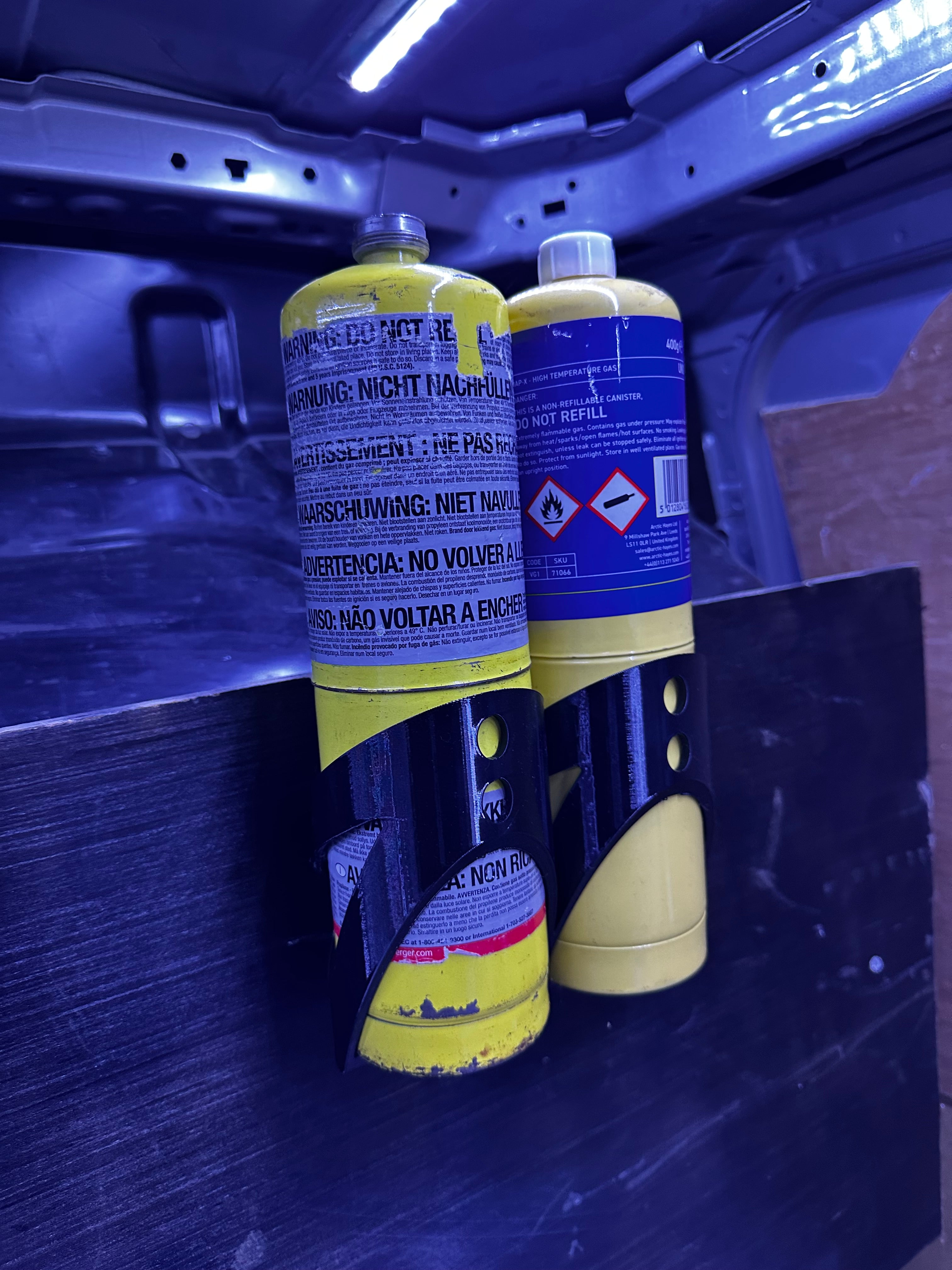 Wall Mount Gas Bottle Holder- Tradesman- Blowtorch
