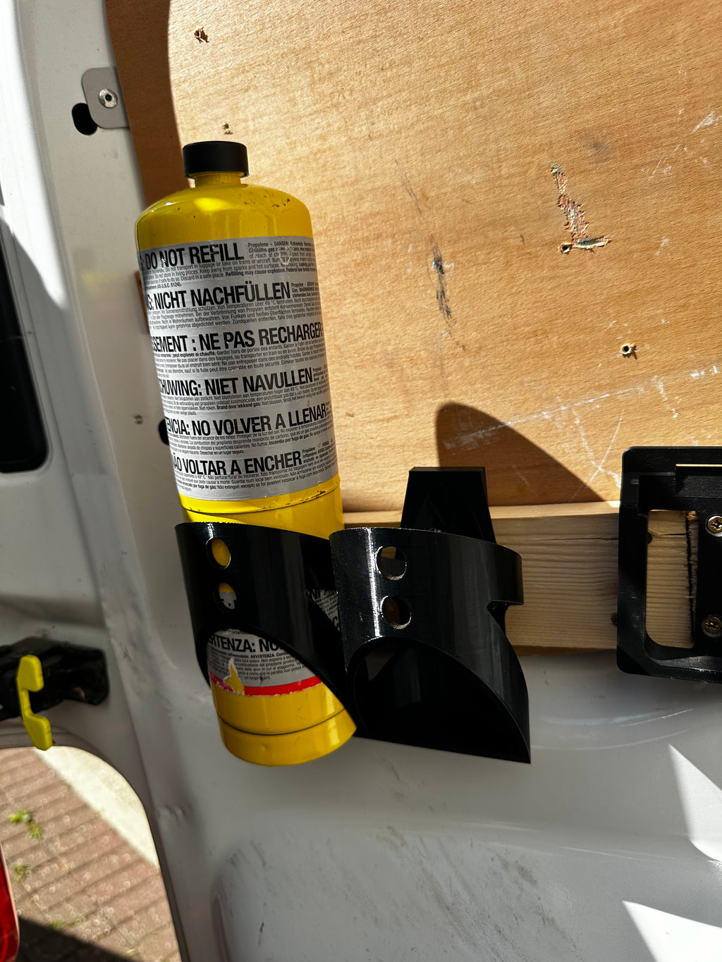 Wall Mount Gas Bottle Holder- Tradesman- Blowtorch