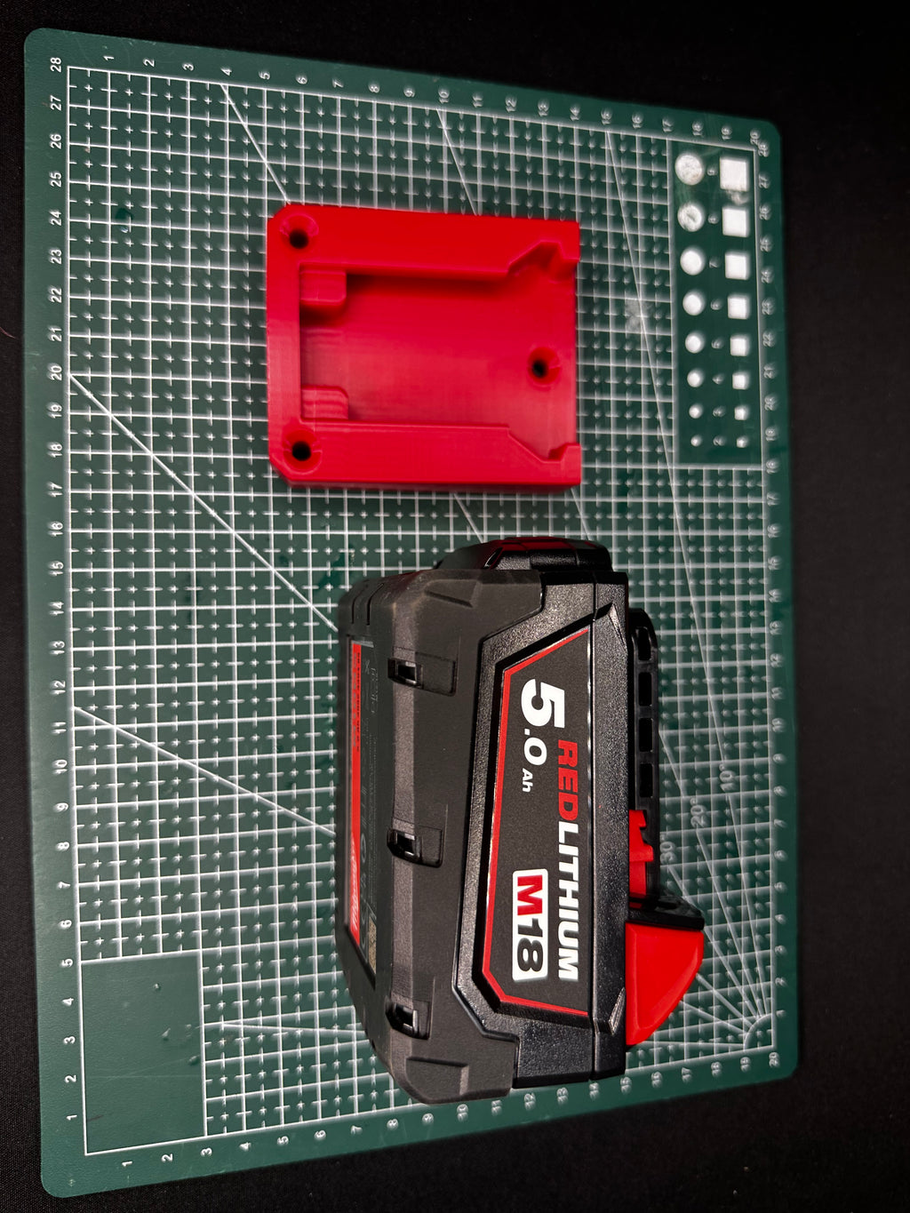 Milwaukee M18 Battery Mounts - Van - Shed - Garage - DIY - Trade - UK Seller - In stock - Fast Shipping