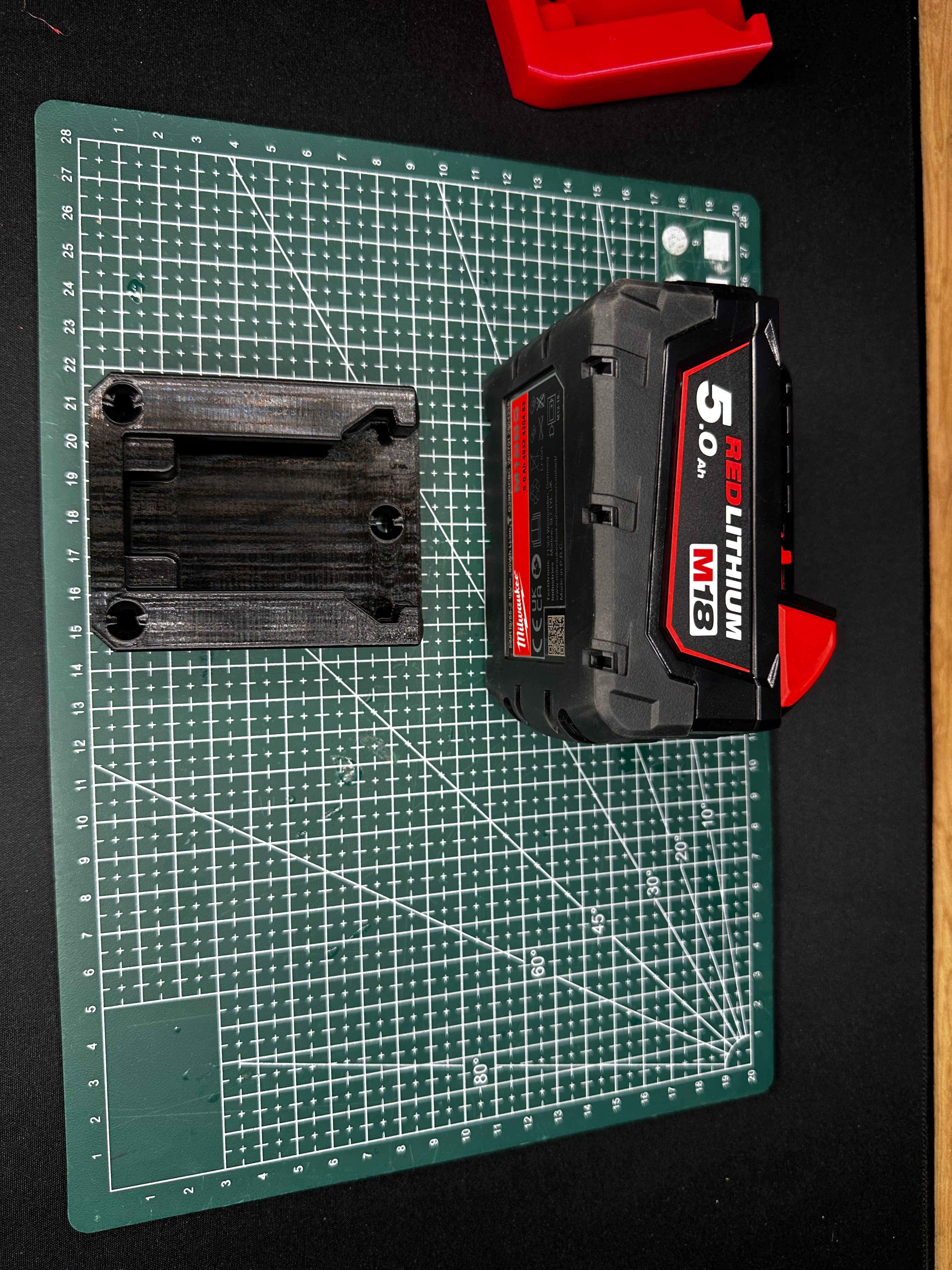 Milwaukee M18 Battery Mounts - Van - Shed - Garage - DIY - Trade - UK Seller - In stock - Fast Shipping