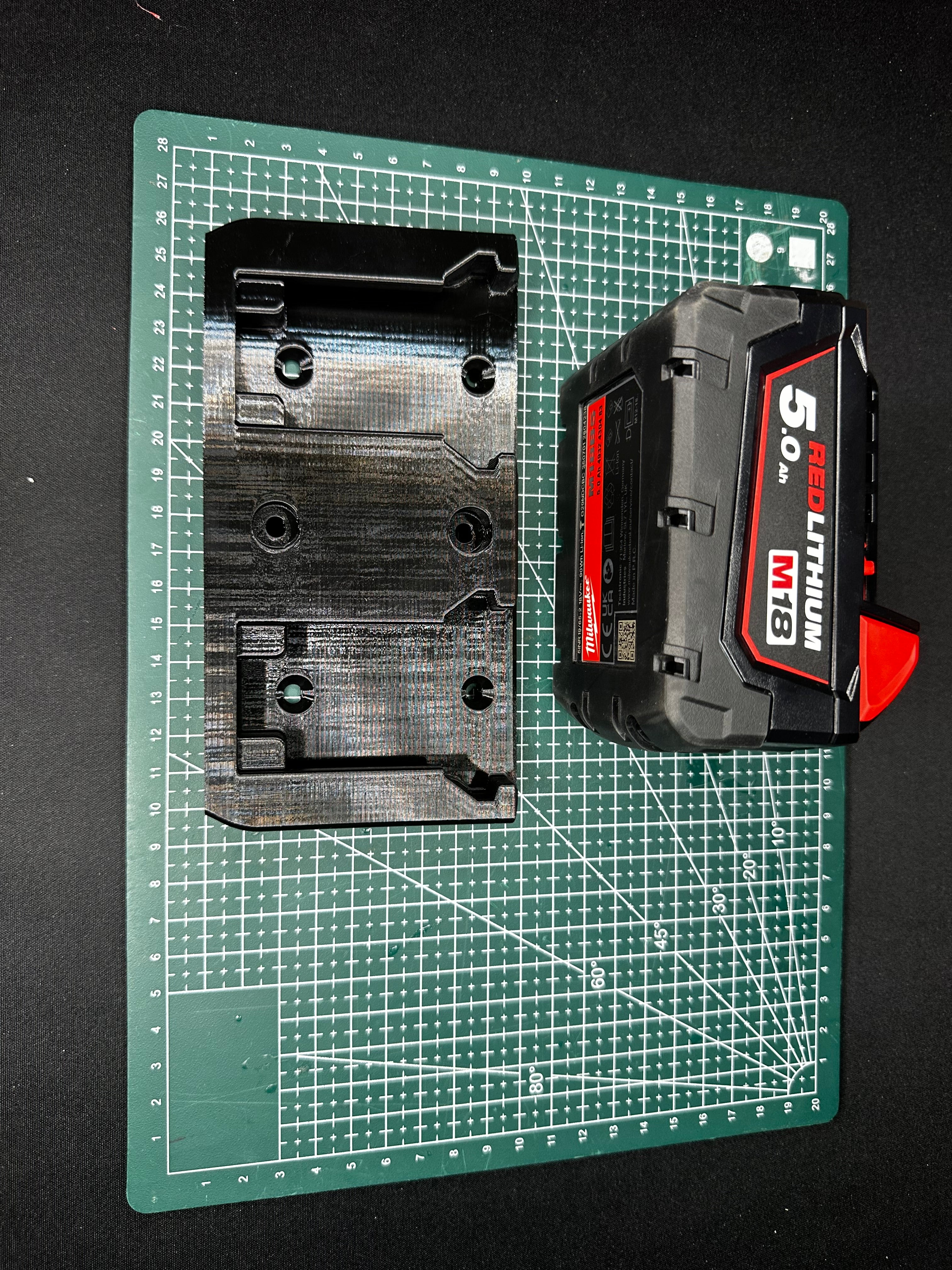 Milwaukee M18 Battery Mounts - Van - Shed - Garage - DIY - Trade - UK Seller - In stock - Fast Shipping