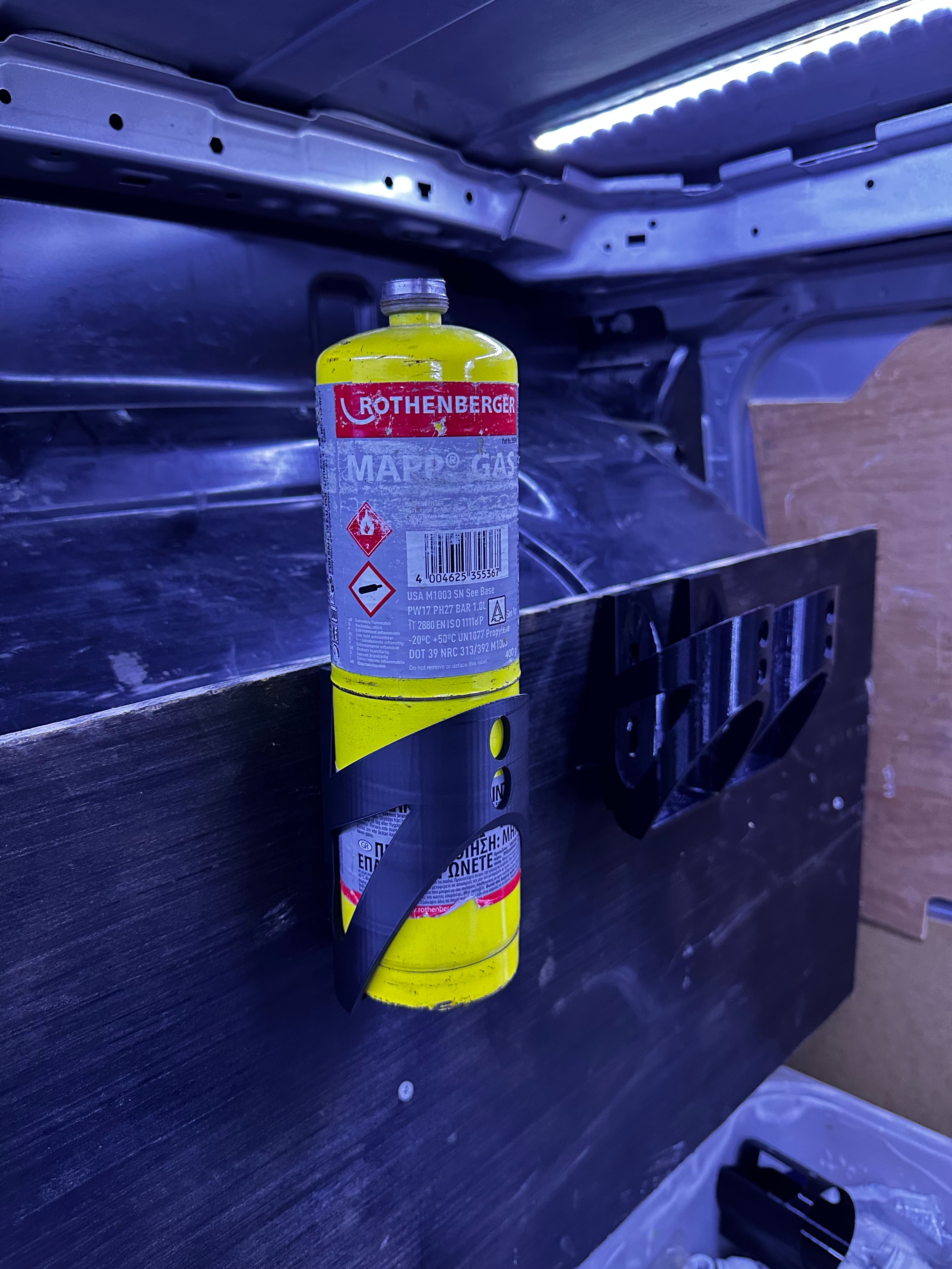 Wall Mount Gas Bottle Holder- Tradesman- Blowtorch