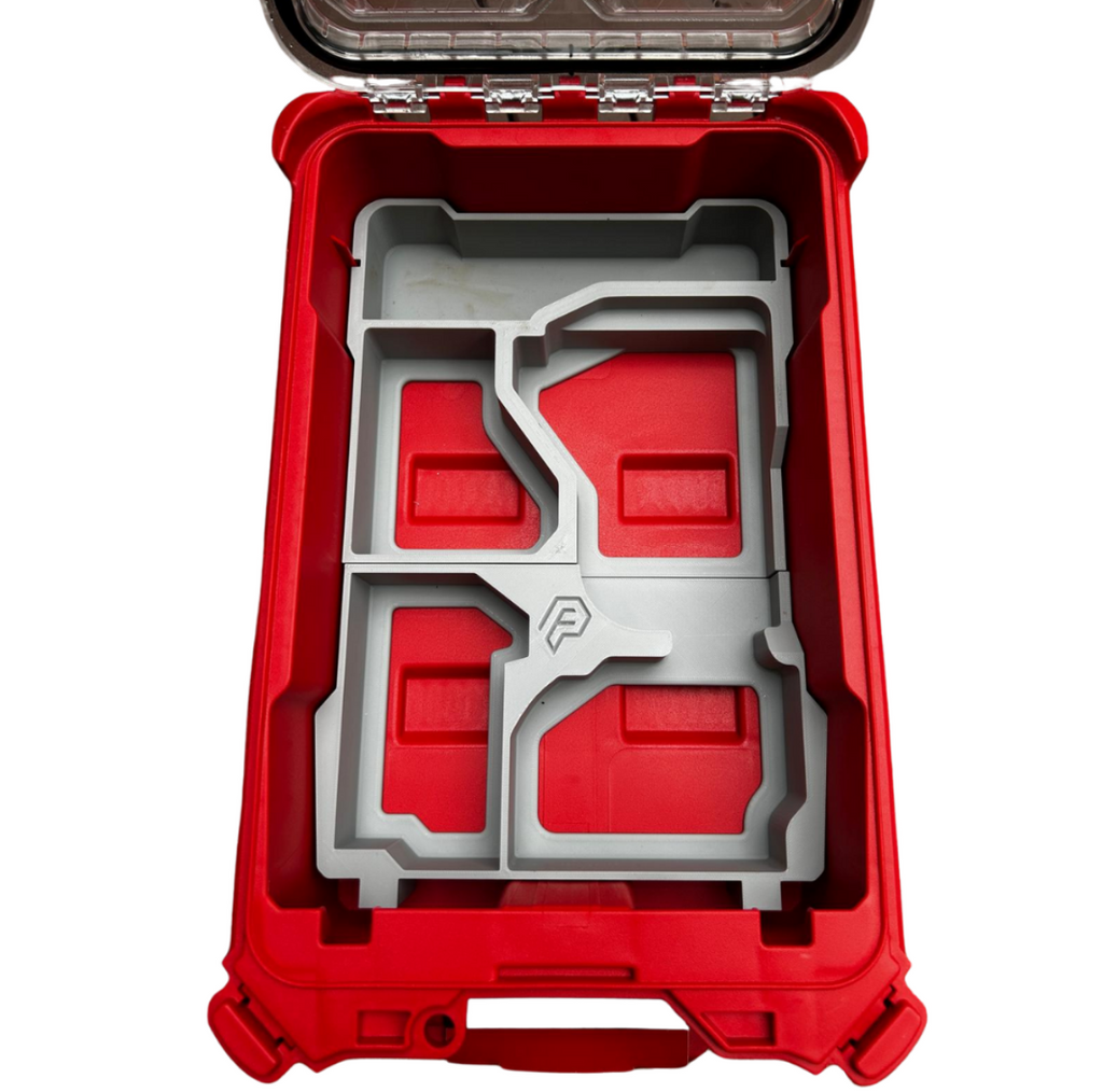 Milwaukee Packout M18 Fuel gen 3
Impact Driver insert with Battery and accessories storage - Storage Box - Organiser Insert - Tools